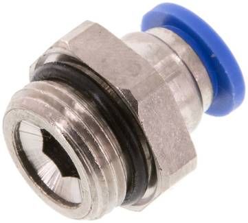 Gerader Steckanschluss G 3/8"-8mm, IQS-Standard