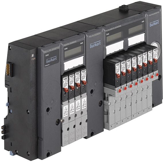 Bürkert 309870 Typ 8647 Ventilblock 8647 16-platz