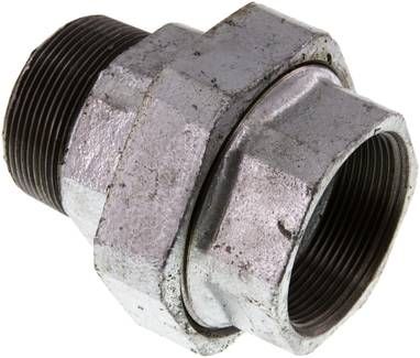 Verschraubung flach dichtend Rp/R 2" (IG/AG)