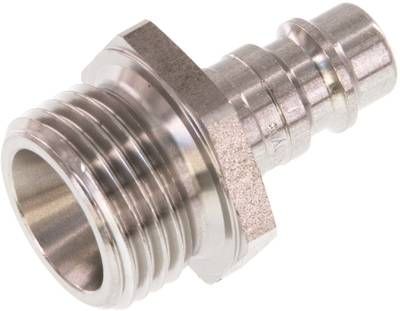 Kupplungsstecker (NW7,2) G 1/2"(AG), Edelstahl