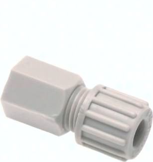 Aufschraub-Verschraubung G 1/4"-6 x 4mm, PA Prinzip 1