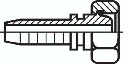 Pressanschluss DKM (gerade), M 38 x 1,5
