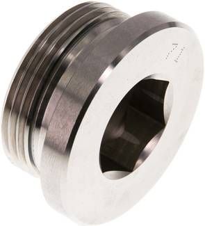 HD-Verschlussstopfen Innenskt. G 1 1/4", 1.4571