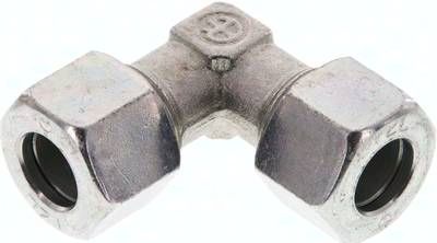 Winkel-Schneidringverschrau-bung 12 L, Stahl verzinkt