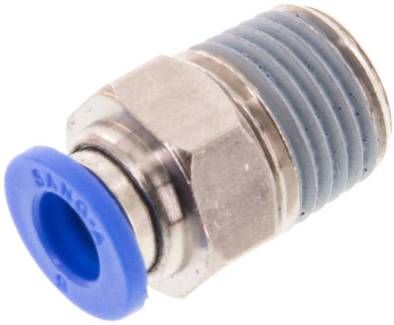 Gerader Steckanschluss R 1/4"-6mm, IQS-Standard