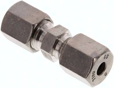 Gerade Schneidringverschrau-bung 6 S, 1.4571