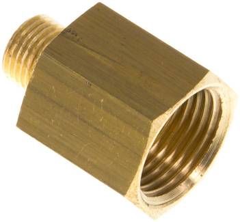 Reduziernippel G 1/8"(AG)-G 3/8"(IG), 16 bar Messing