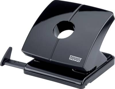 NOVUS Bürolocher, 25 Blatt (2-fach), schwarz