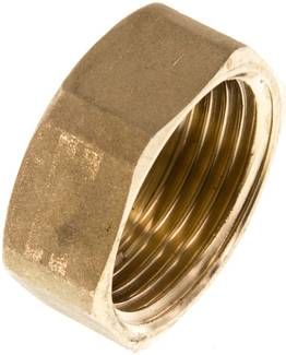 Verschlusskappe G 1", 16 bar Messing