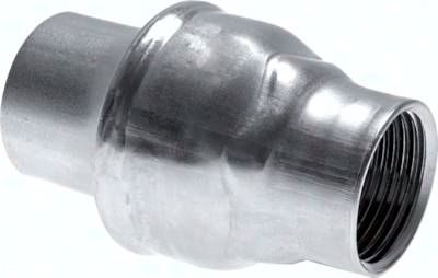 Rückschlagventil (leicht), G 1 1/2", PN 16, 1.4301
