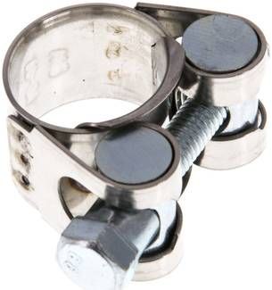 18mm Gelenkbolzenschelle, 19 - 21mm, 1.4016 (W2)