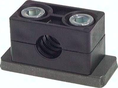 Rohrschelle, schwere Baureihe, 14mm, Baugröße 1