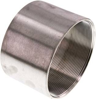 Rundmuffe Rp 4"-Rp 4", 16 bar 1.4408