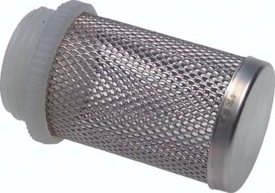 Saugkorb für Rückschlagventil G 1/2", 1.4301 / Nylon