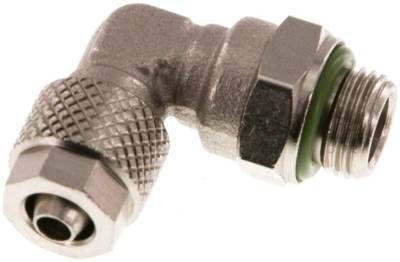 Winkel-Drehverschraubung G 1/8"-6 x 4mm, Messing vernickelt