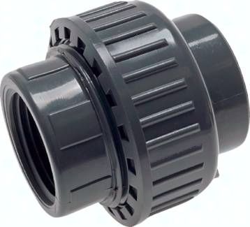 Klebe-/Gewindeverschraubung, PVC-U/ EPDM, 25mmxRp 3/4" IG