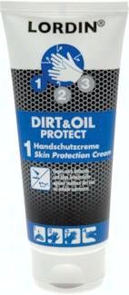 Hautschutzcreme, LORDIN Dirt & Oil Protect, 100 ml Tube