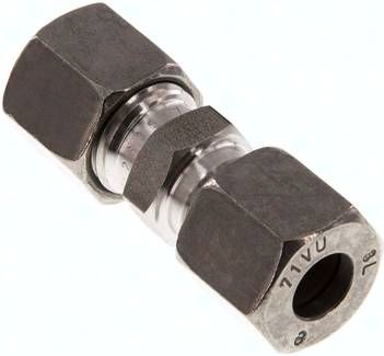 Gerade Schneidringverschrau-bung 8 L, 1.4571