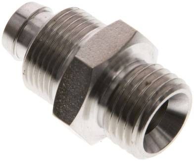 Gerades Gewindestück G 1/4"-10 x 8mm, 1.4571 ohne Mutter