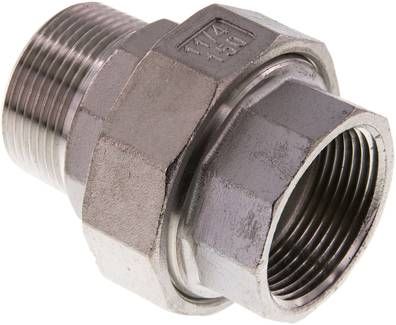 Verschraubung kon. dichtend, NPT 1 1/4"/NPT 1 1/4" (IG/AG)