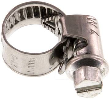9mm Schlauchschelle 8 - 12mm, 1.4301 (W4)(NORMA)