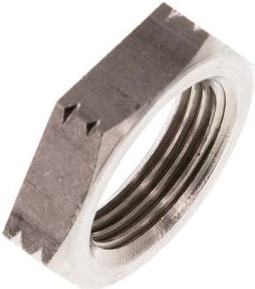 Sechskant-Gegenmutter Rp 3/4", V4A