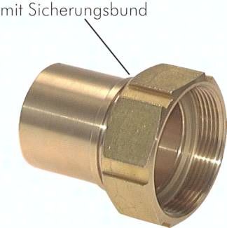 Schlauchtülle, EN14420-5 G 2 1/2"-63mm, Messing