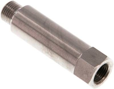 Gewindeverlängerung G 1/8"-45mm, 40 bar 1.4571