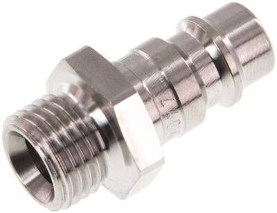 Kupplungsstecker (NW7,2) G 1/4"(AG), 1.4404