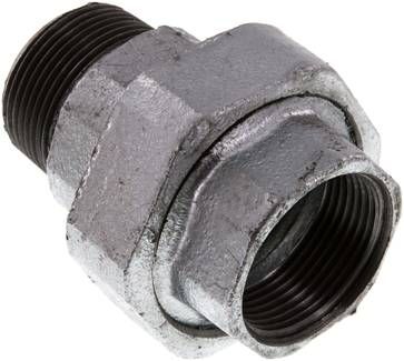 Verschraubung flach dichtend Rp/R 1 1/4" (IG/AG)