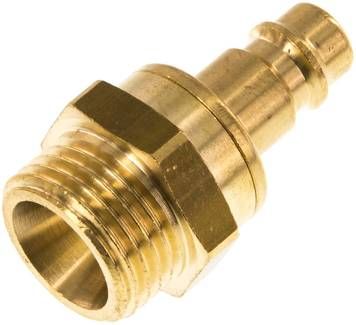 Kupplungsstecker (NW7,2) G 1/2"(AG), Messing