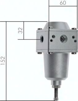 Feindruckregler, G 1/4", 0,1 - 2 bar