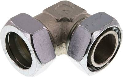 Einstellb. Winkel-Schneidring-verschr. 42 L, Stahl verzinkt
