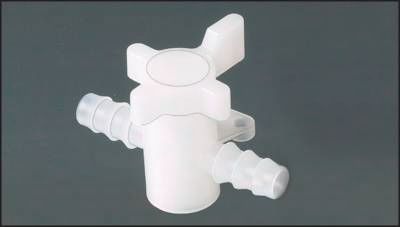 Labor-Schlauchhahn (PVDF), 5 - 7 mm
