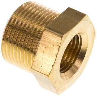 Reduziernippel M 24 x 1,5(AG)-M 16 x 1,5(IG), Messing
