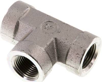 Hochdruck T-Stück G 3/8" (IG), Stahl verzinkt