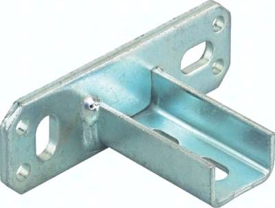 FISCHER Sattelflansch SF, quer, Stahl verzinkt