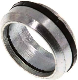 Schneidring 25 S, Stahl verzinkt mit Elastomerdichtung