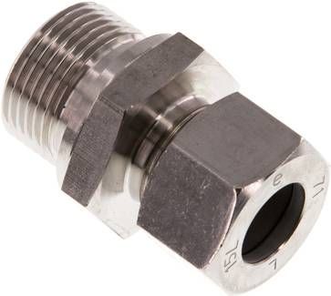 Gerade Schneidringverschr. 15 L-G 3/4", 1.4571