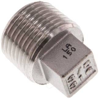 Verschlussstopfen Außenvkt. R 3/8", 16 bar 1.4408