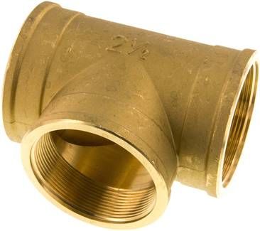 T-Stück G 2 1/2" (IG), 16 bar Messing