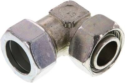 Einstellb. Winkel-Schneidring-verschr. 28 L, Stahl verzinkt