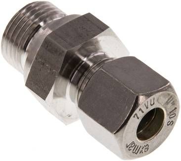 Gerade Schneidringverschr. 10 S-G 1/2", Klemmring 1.4571 (NC)