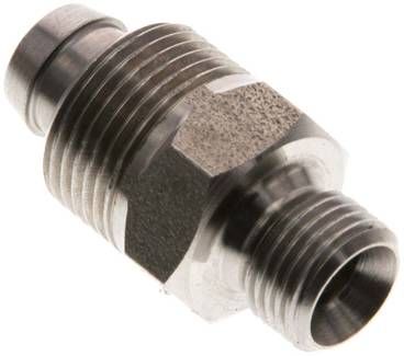 Gerades Gewindestück G 1/8"-10 x 8mm, 1.4571 ohne Mutter