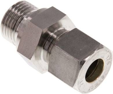 Gerade Schneidringverschr. 12 S-G 1/2", Klemmring 1.4571 (NC)