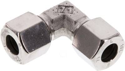 Winkel-Schneidringverschrau-bung 10 L, 1.4571