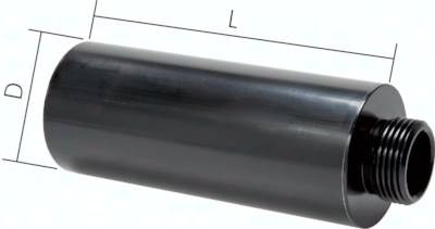 Free-Flow-Schalldämpfer G 3/4"