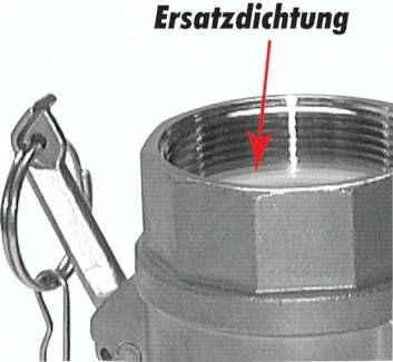 PTFE-Flachdichtung für Innengewinde G 4"