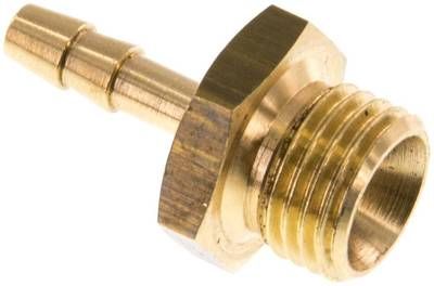 Gewindetülle G 1/4"-4mm, 16 bar Messing