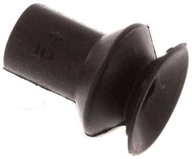Balgsauger, 1,5-fach, P-Serie, 9x3,5mm, CR (schwarz)